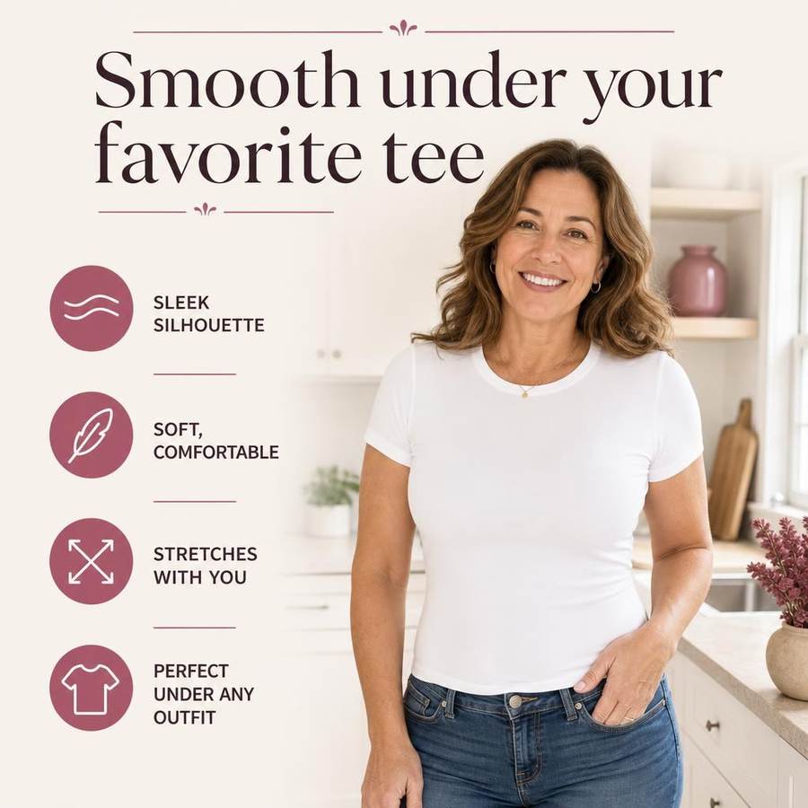 Smooth under your favorite tee